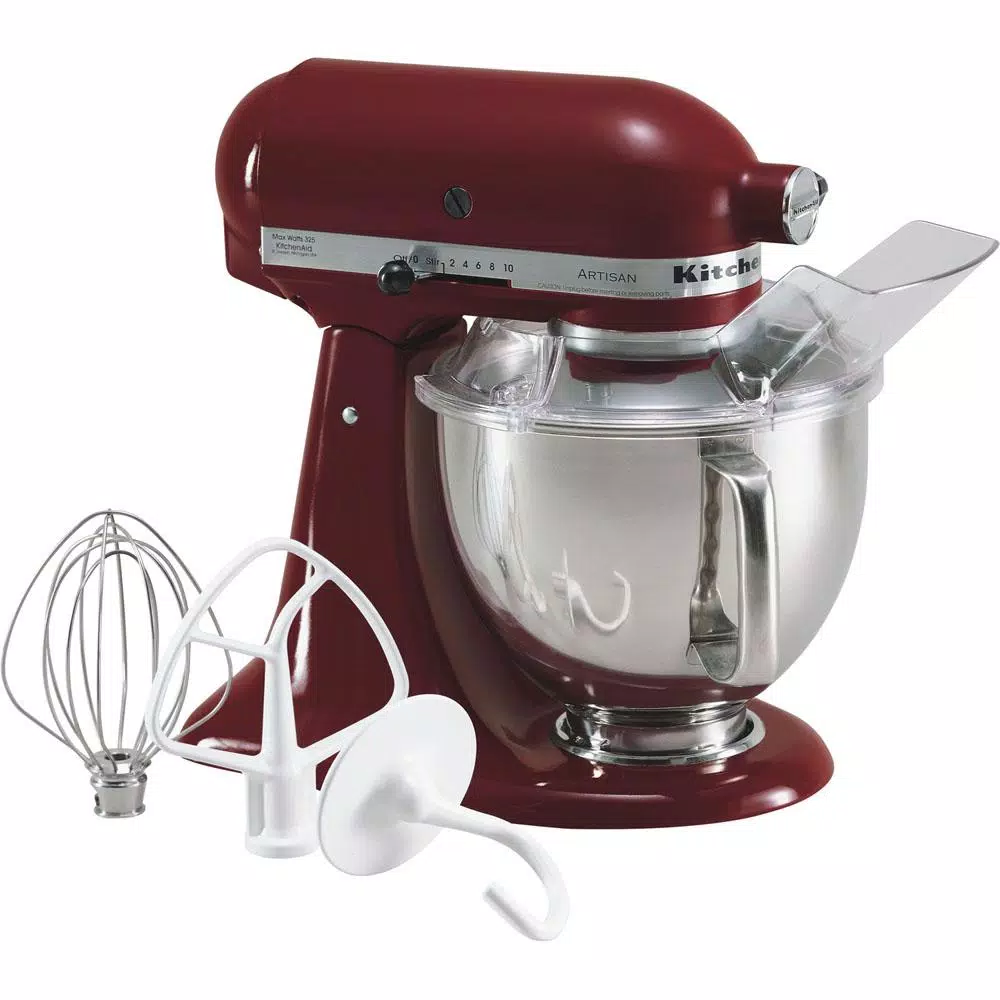 Best Pirce β¨ KitchenAid Artisan 5 Qt. 10-Speed Gloss Cinnamon Stand Mixer With Flat Beater, Wire Whip And Dough Hook Attachments π - Image 5