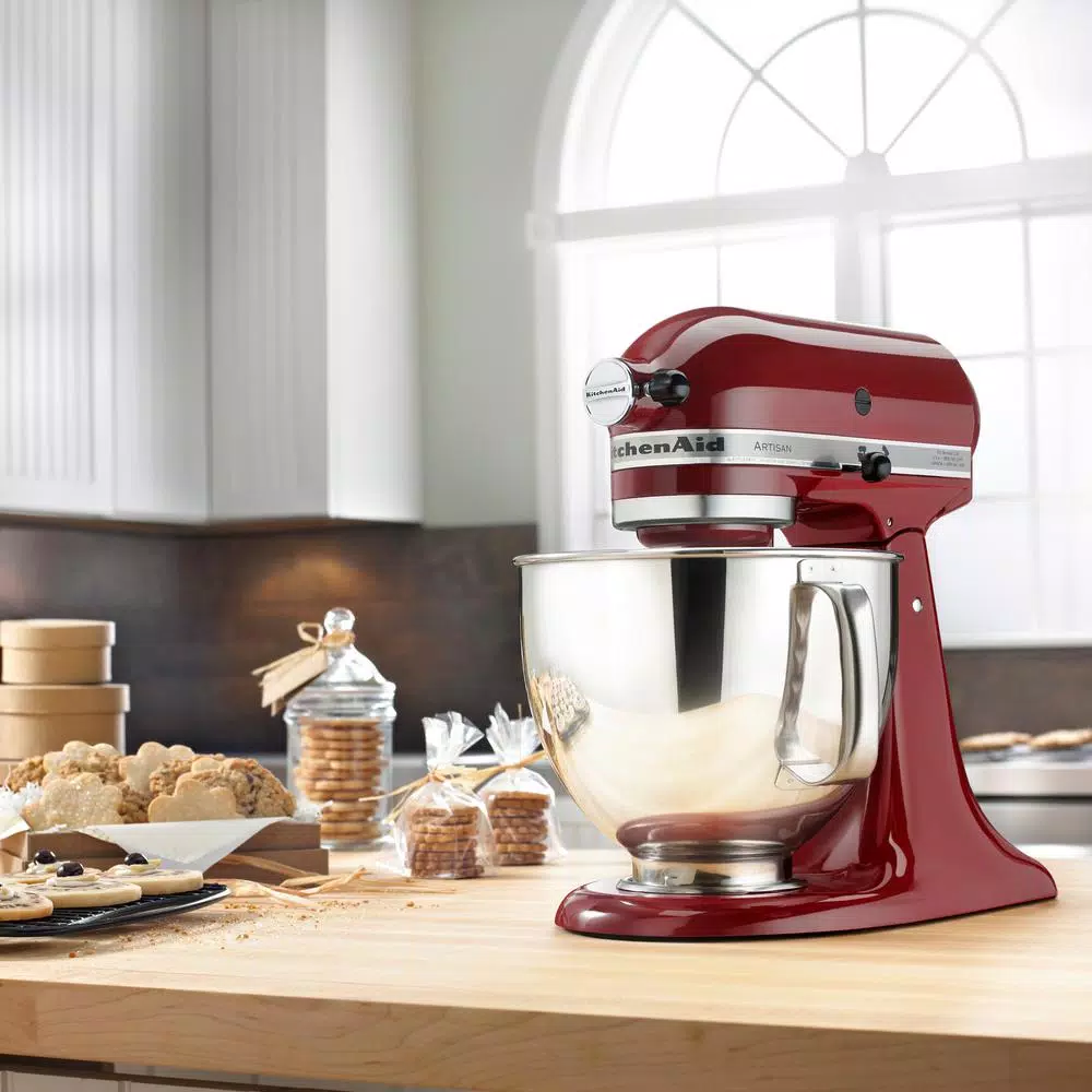 Best Pirce β¨ KitchenAid Artisan 5 Qt. 10-Speed Gloss Cinnamon Stand Mixer With Flat Beater, Wire Whip And Dough Hook Attachments π - Image 6