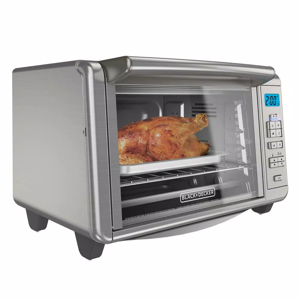 Best Sale π BLACK+DECKER 1500 W 6-Slice Stainless Steel Countertop Toaster Oven With Built-In Timer π₯° - Image 2