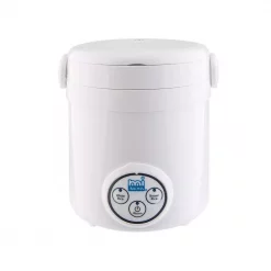Best Pirce π AROMA 3-Cup White Mini Rice Cooker With Non-Stick Cooking Pot β€οΈ