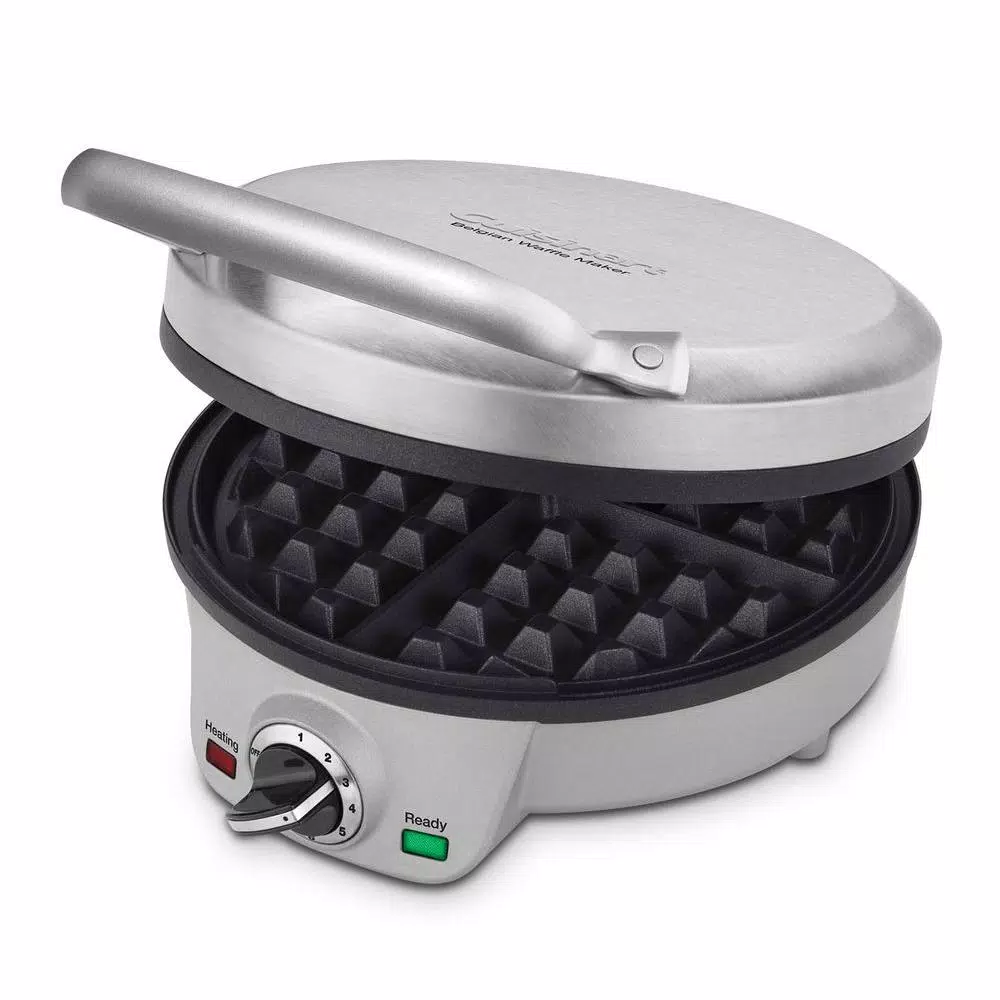 Outlet π Cuisinart Single Waffle Stainless Steel Belgian Waffle Maker βοΈ - Image 2