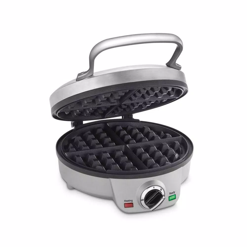 Outlet π Cuisinart Single Waffle Stainless Steel Belgian Waffle Maker βοΈ - Image 3