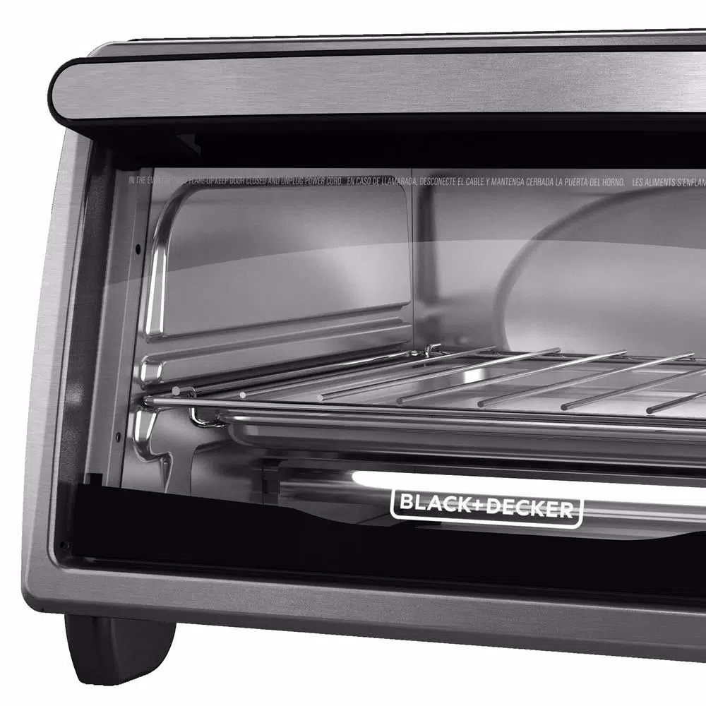 New π₯ BLACK+DECKER 4-Slice Stainless Steel Toaster Oven π - Image 6