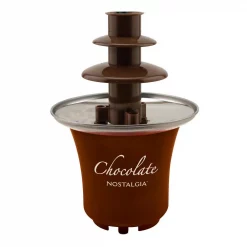 Outlet 🌟 Nostalgia 3-Tier 0.5 Lbs. Brown Chocolate Fondue Fountain 💯