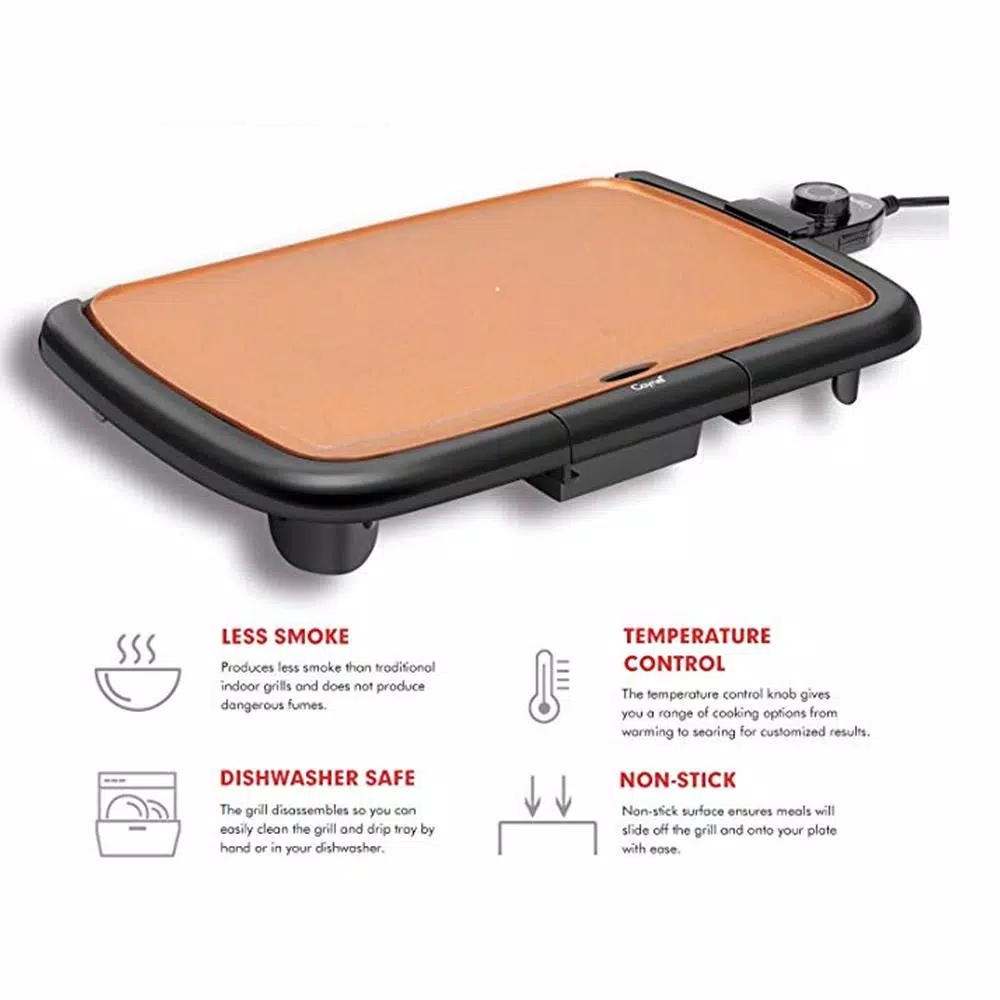 Brand new βοΈ Boyel Living Nonstick Electric Skillet, Cool-TouchElectric, 1200-Watts, (Copper) β¨ - Image 2