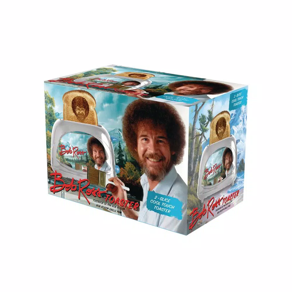 Best deal β€οΈ Uncanny Brands Bob Ross 2-Slice Silver Toaster π₯° - Image 2