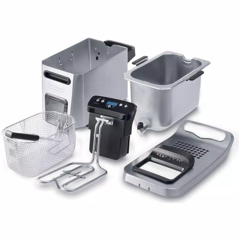 Buy ✔️ DeLonghi Dual Zone Digital 4L Stainless Steel Deep Fryer With Easy Clean Drain System – D24527DZ ✨ - Image 4