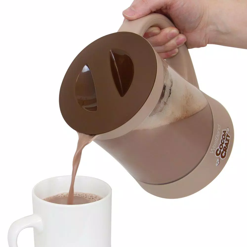 Brand new π€© West Bend Cocoa Crazy 4-Cup Hot Beverage Machine 32 Oz. Brown With Removable Pitcher Easy Serving And Nonstick For Easy Cleanup π - Image 4