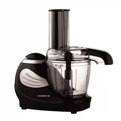 New ❤️ Ovente 1.5-Cup Single Speed Black Mini Food Processor Chopping Blade, Mixer, Shredding/Slicing Disc 😍