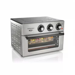 Promo ❤️ Hamilton Beach Air Fry 1800 W 6 Slice Stainless Steel Countertop Oven With 6 Cooking Functions 😍