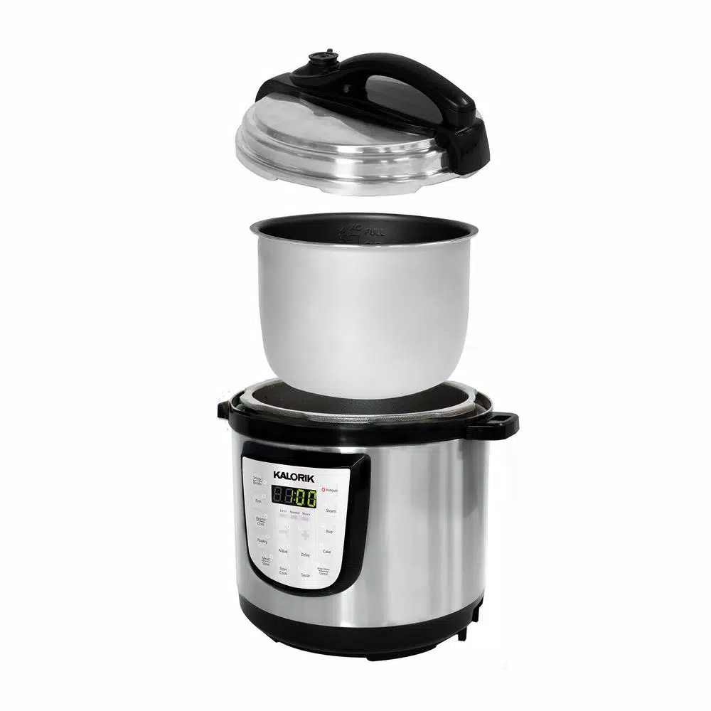 Best reviews of π KALORIK 6 Qt. Stainless Steel Digital Electric Pressure Cooker β€οΈ - Image 4