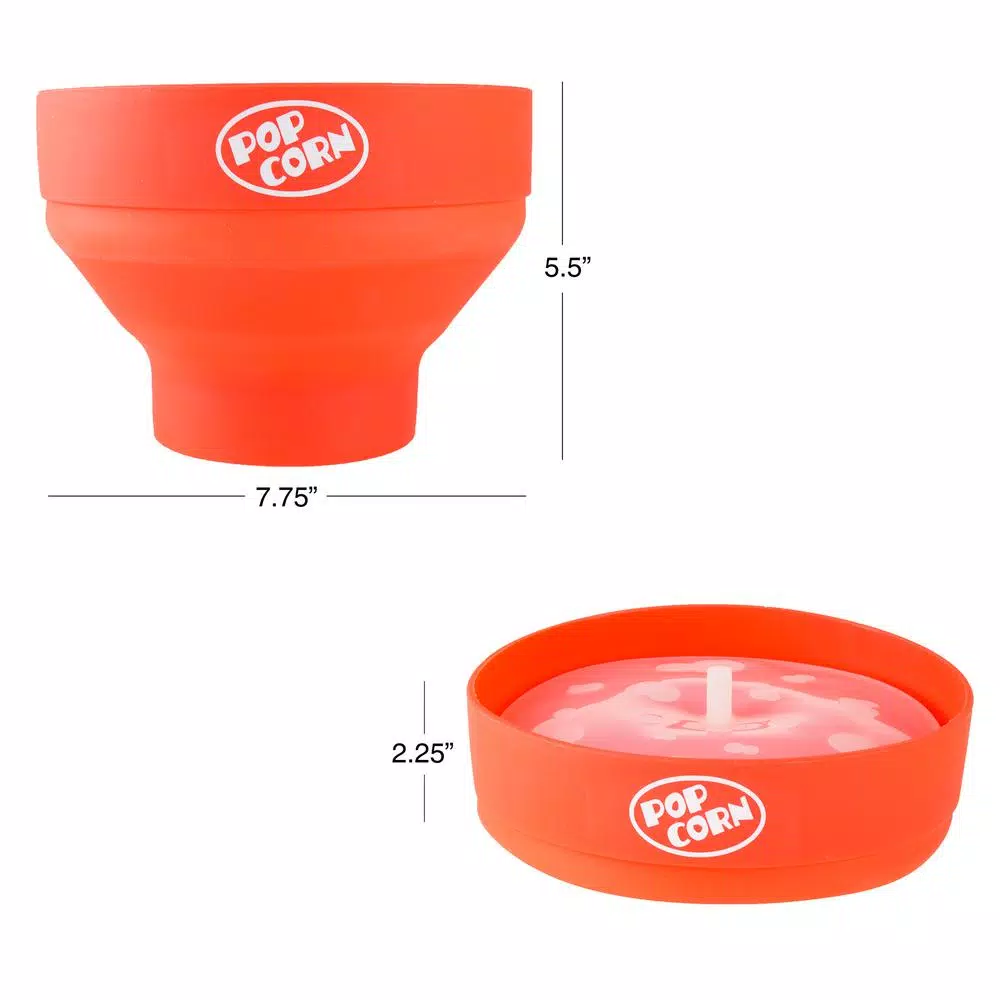 Coupon β Chef Buddy 80 Oz. Red Silicone Microwave Popcorn Popper Bowl π - Image 2