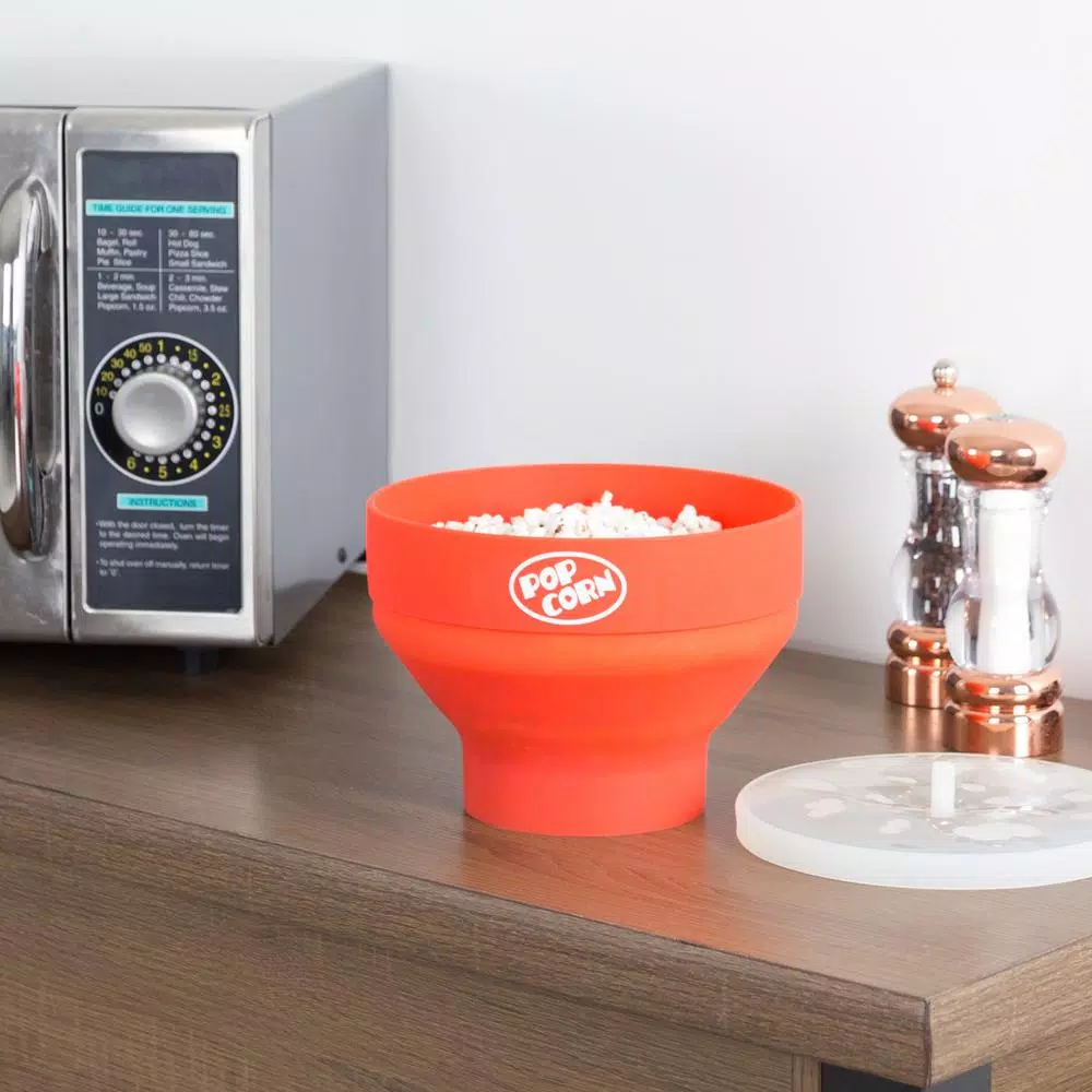 Coupon β Chef Buddy 80 Oz. Red Silicone Microwave Popcorn Popper Bowl π - Image 7