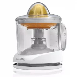 Promo 🔔 BLACK+DECKER Two-Cone 34 Fl. Oz. White Citrus Juicer 🎁