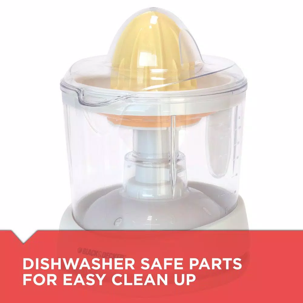 Promo π BLACK+DECKER Two-Cone 34 Fl. Oz. White Citrus Juicer π - Image 7