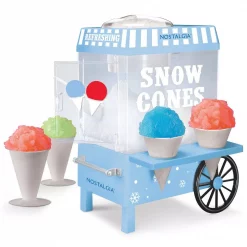 Deals ๐ Nostalgia Vintage 160 Oz. Snow Cone Maker In Blue With Reusable Cones ๐