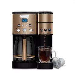 Deals 😍 Cuisinart Coffee Center 12-Cup Copper Stainless Coffee Maker And Single-Serve Brewer 🤩