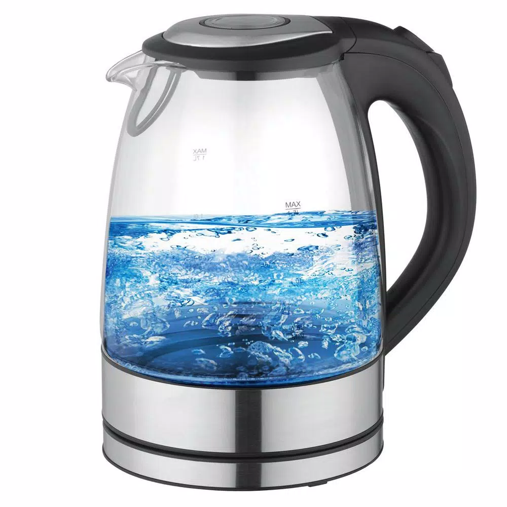 Promo π₯° Better Chef 7-Cup Glass And Stainless Steel Cordless Electric Tea Kettle π