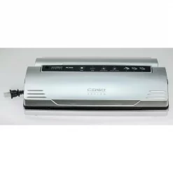 Discount β CASO VC 200 Black And Silver Food Vacuum Sealer With Fold-Out Cutter, Roll Box And Vacuum Bag Set β