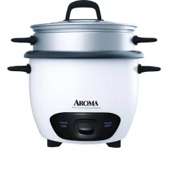 Buy π AROMA Pot-Style 6-Cup White Rice Cooker π