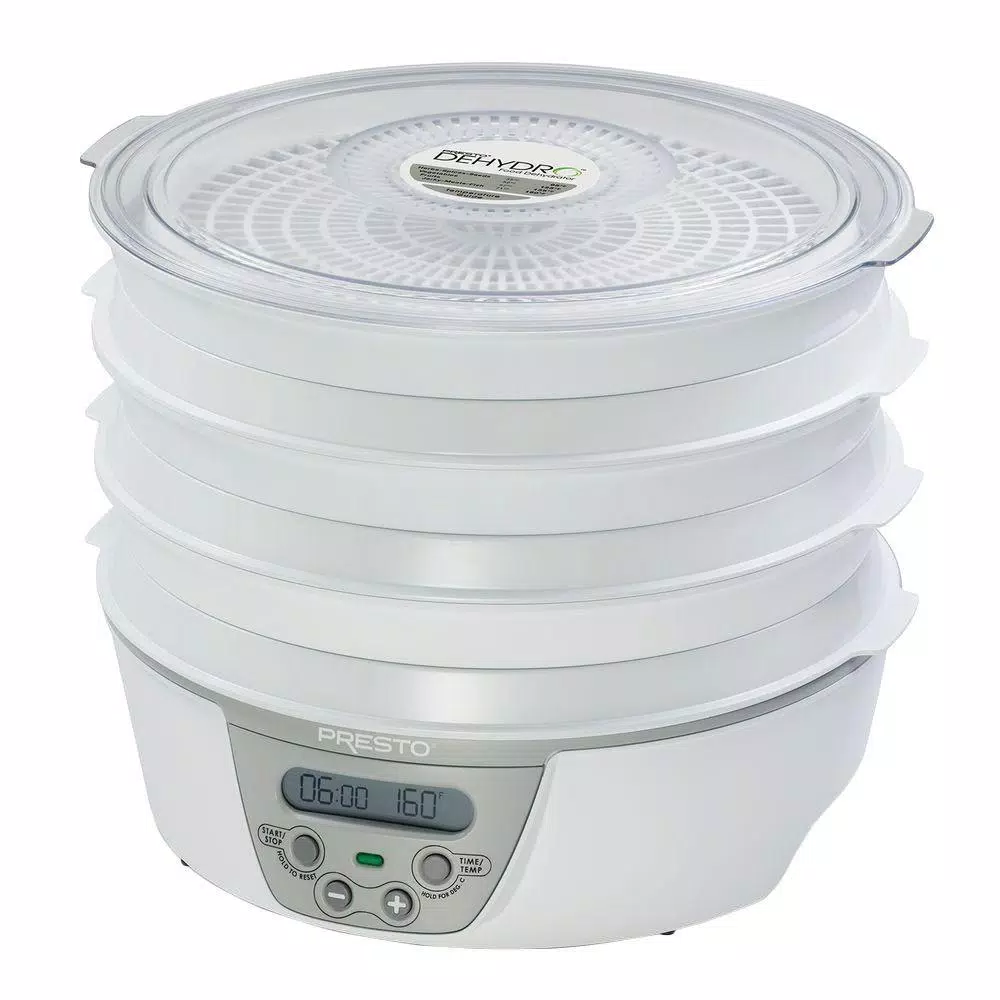 Hot Sale π Presto Dehydro 6 Tray White Digital Electric Food Dehydrator With Digital Thermostat And Timer π―