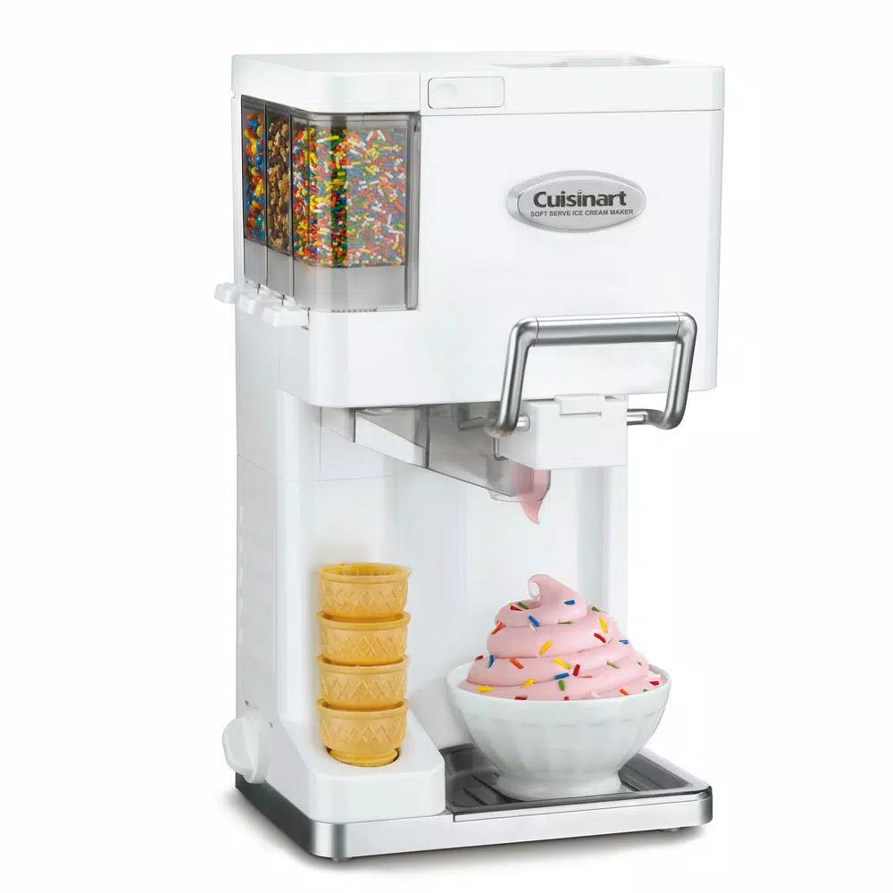 Budget π₯° Cuisinart Mix-It-In 1.5 Qt. White Soft Serve Ice Cream Maker 𧨠- Image 2