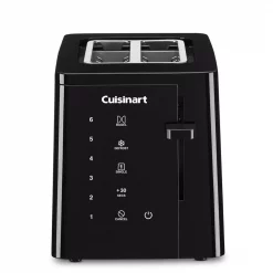 Promo ❤️ Cuisinart Touchscreen 2-Slice Black Wide Slot Toaster 🔔
