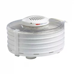 New 🎉 Nesco 4-Tray White Expandable Food Dehydrator 🛒