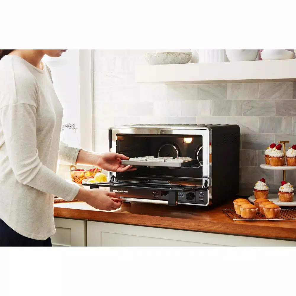 Hot Sale βοΈ KitchenAid Matte BlackDual Convection Countertop Oven π - Image 4