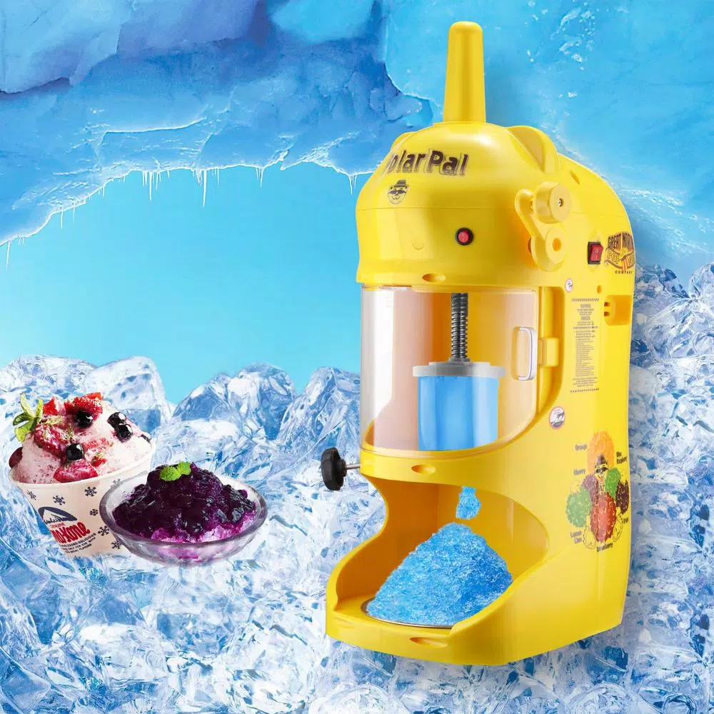 Deals π Great Northern Polar Pal 32 Oz. Yellow Electric Ice Shaver And Snow Cone Machine β¨ - Image 5