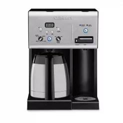 Outlet ✨ Cuisinart 10-Cup Black Stainless Steel Coffee Maker With Hot Water System 😍