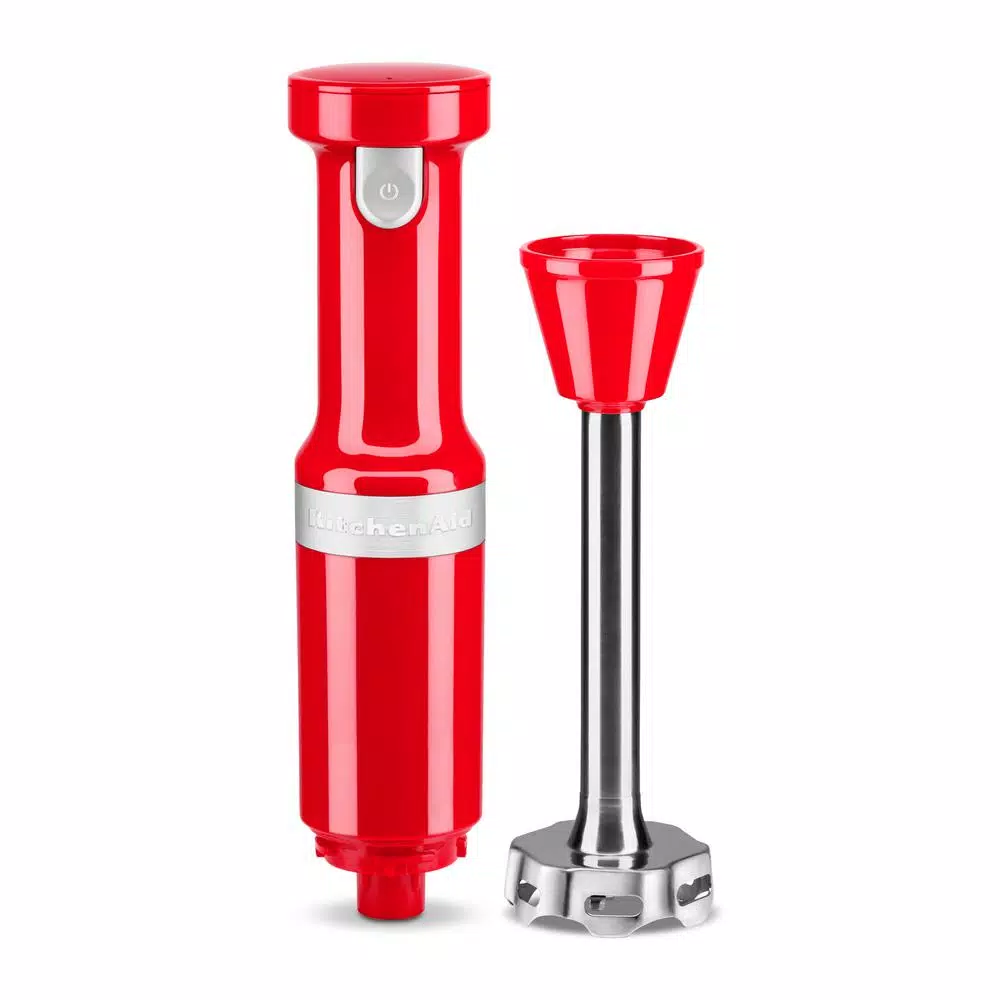 Promo π₯° KitchenAid Cordless Variable Speed Passion Red Hand Blender With Chopper And Whisk Attachment β¨ - Image 2