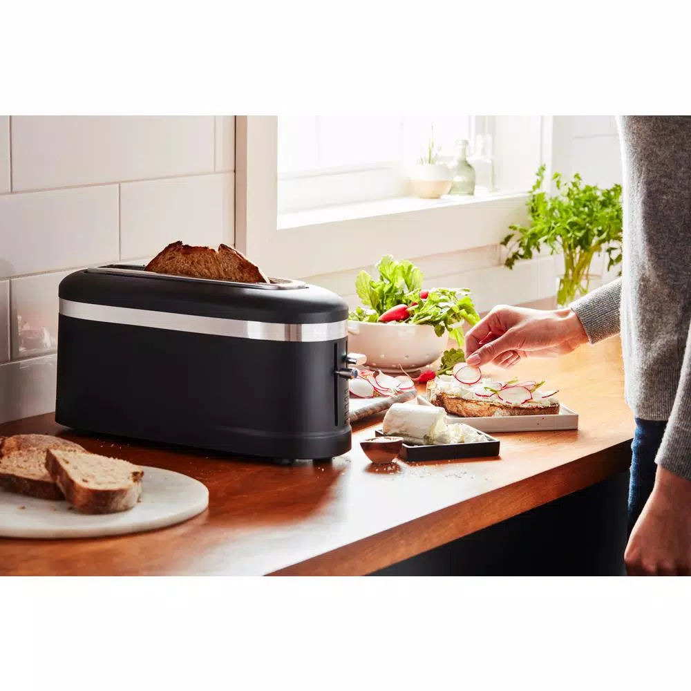 Best Sale π― KitchenAid 2-Slice Matte Black Long Slot Toaster With High-Lift Lever β - Image 3