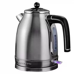 Cheap 😍 Ovente 7.2-Cup Silver Stainless Steel Electric Kettle With Removable Filter, Boil Dry Protection And Auto Shut Off Features 👍