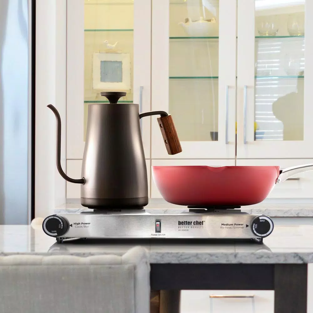 Hot Sale โจ Better Chef 2-Burner Stainless Steel 9 In. Dual Electric Burner Cooktop ๐ - Image 3