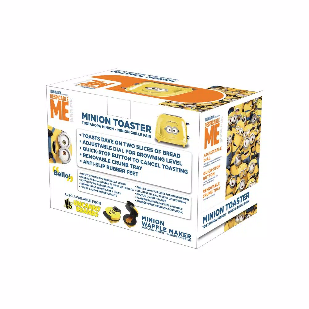 Deals π Uncanny Brands Minions Dave 2-Slice Yellow Toaster π€© - Image 4