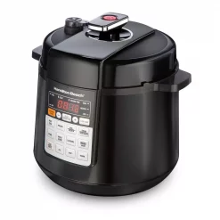 Promo 💯 Hamilton Beach Multi-Function 6 Qt. Black Electric Pressure Cooker 😍