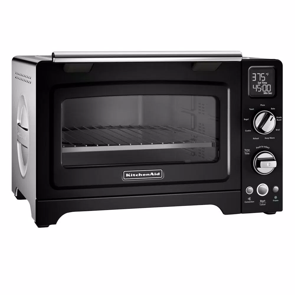 Wholesale π― KitchenAid 2000 W 4-Slice Onyx Black Convection Toaster Oven With Non-Stick Pan, Broiling Rack And Cooling Rack π