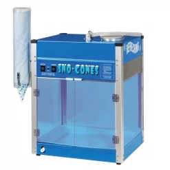 Hot Sale 😀 Paragon Blizzard 8000 Oz. Blue Stainless Steel Countertop Snow Cone Machine 🧨