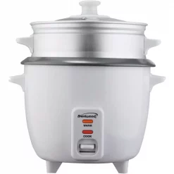 Flash Sale π€© Brentwood Appliances 5-Cup White Rice Cooker With Food Steamer π€©