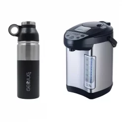 Buy π₯ Brentwood Appliances 14-Cup Stainless Steel Instant Hot Water Dispenser And GeoJug 2.25-Cup Stainless Steel Vacuum-Insulated Water Bottle π