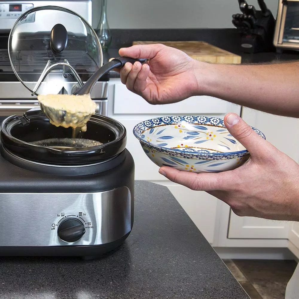 Best Pirce π Elite Platinum 7.5 Qt. Red Slow Cooker With 3 Crocks And Cool-Touch Handles β¨ - Image 5