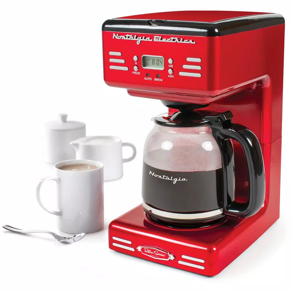Best reviews of β Nostalgia 12-Cup Red Coffee Maker With Keep Warm Function π - Image 2