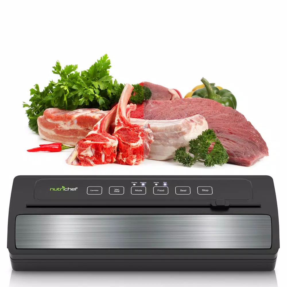 Flash Sale π― NutriChef White With Reusable Vacuum Food Bags Automatic Food Vacuum Sealer Electric Air Sealing Preserver System π€© - Image 5