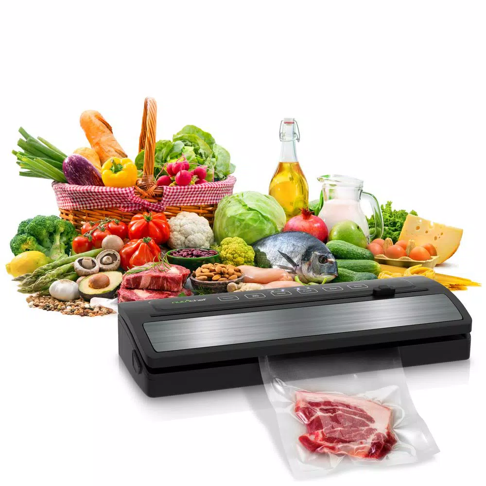 Flash Sale π― NutriChef White With Reusable Vacuum Food Bags Automatic Food Vacuum Sealer Electric Air Sealing Preserver System π€© - Image 6