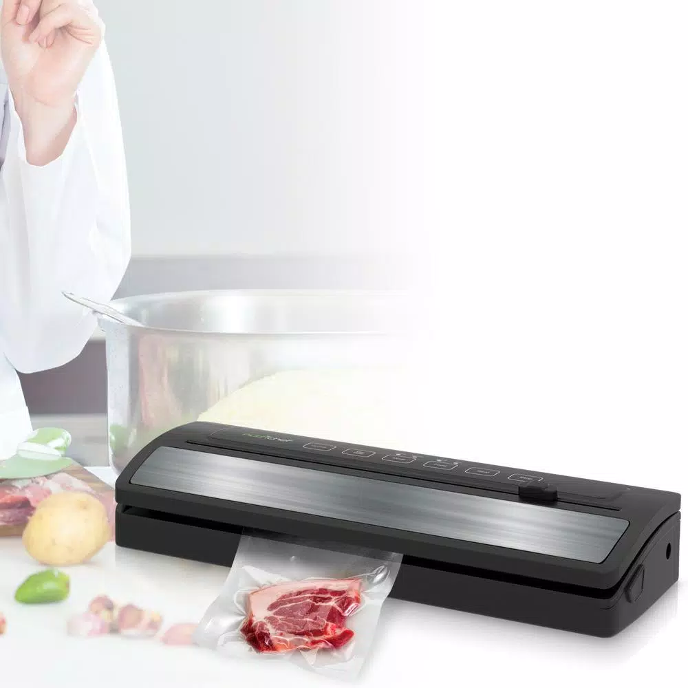 Flash Sale π― NutriChef White With Reusable Vacuum Food Bags Automatic Food Vacuum Sealer Electric Air Sealing Preserver System π€© - Image 7