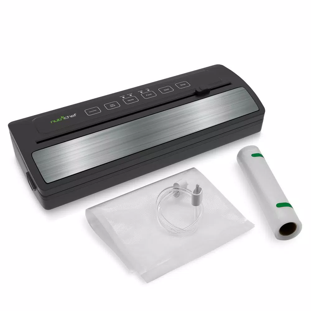 Flash Sale π― NutriChef White With Reusable Vacuum Food Bags Automatic Food Vacuum Sealer Electric Air Sealing Preserver System π€© - Image 9