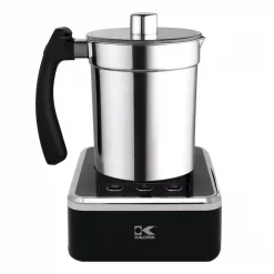 Promo 😍 KALORIK 13.5 Oz. Black Stainless Steel Electric Milk Frother 🥰