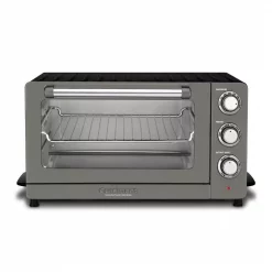 Deals 🥰 Cuisinart 1500 W 6-Slice Black Stainless Steel Convection Toaster Oven With Broiler 🤩