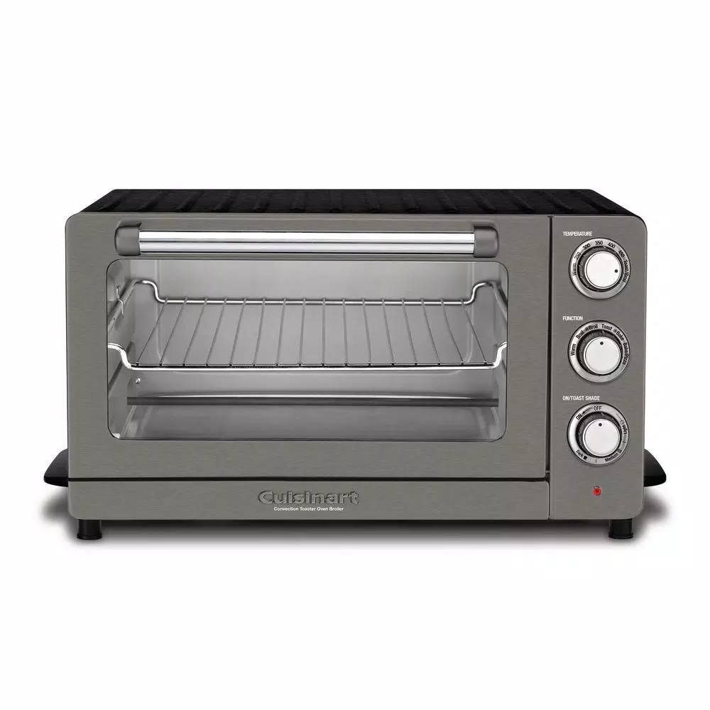 Deals π₯° Cuisinart 1500 W 6-Slice Black Stainless Steel Convection Toaster Oven With Broiler π€©